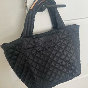 Black MZ Wallace Quilted Deluxe Small Metro Tote (New With Tags)